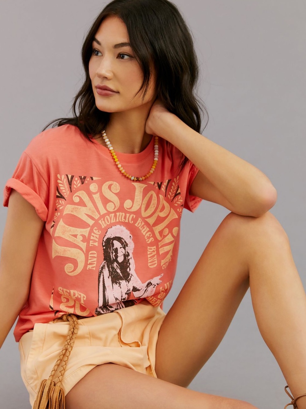 Letluv Janis Joplin Hollywood Graphic Tee